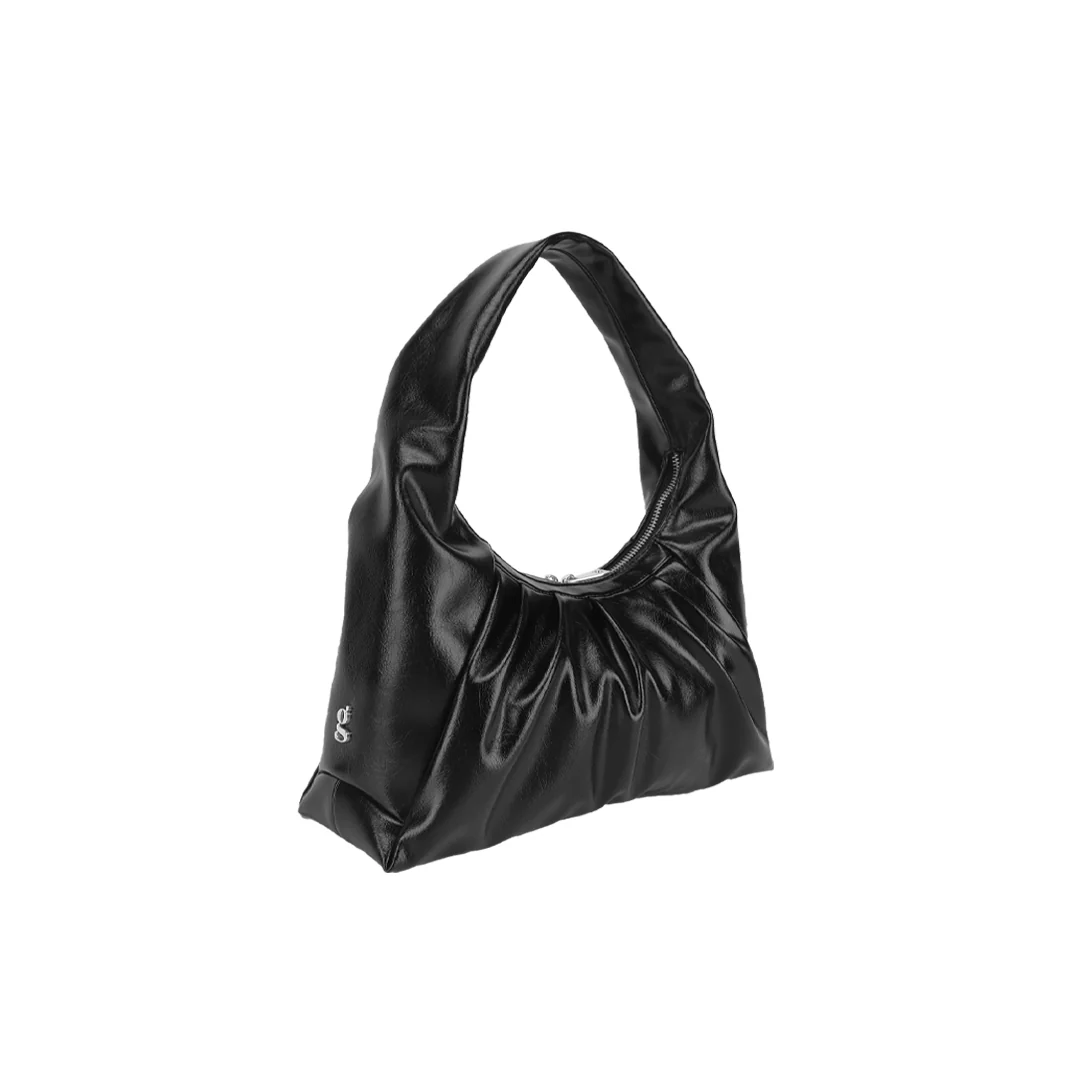 Croissant Hobo Bag (Black) - Image 3