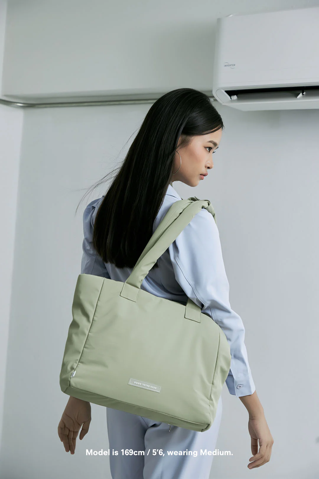 Go-Getter Laptop Tote (Nylon Sage) - Image 4