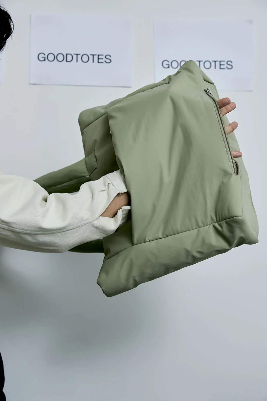 Go-Getter Laptop Tote (Nylon Sage) - Image 5