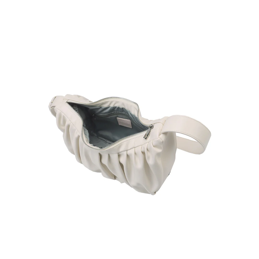 Leather Croissant Sling (Cream) - Image 12