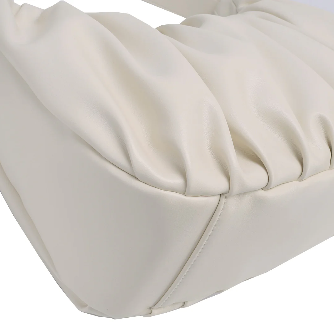Leather Croissant Sling (Cream) - Image 15