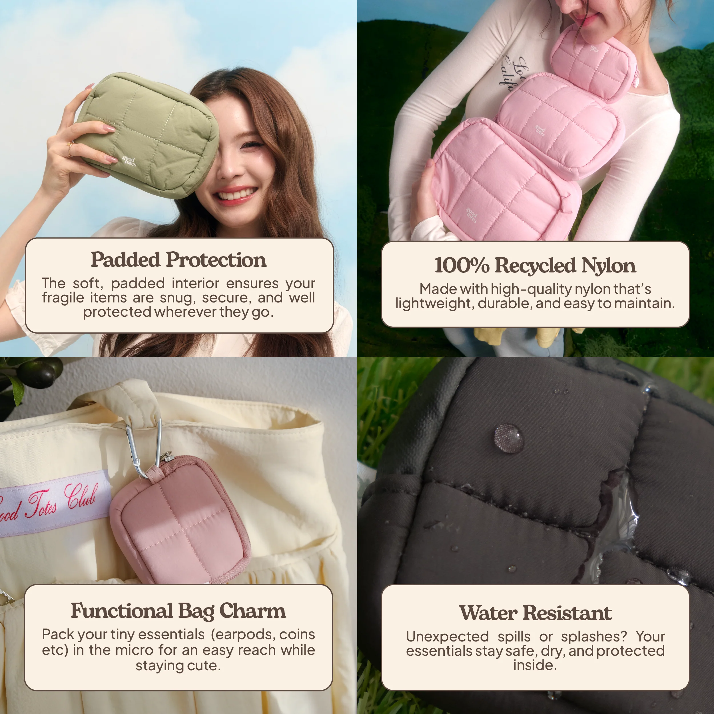 Micro Bread Puffer Pouch (Strawberry) - Image 3