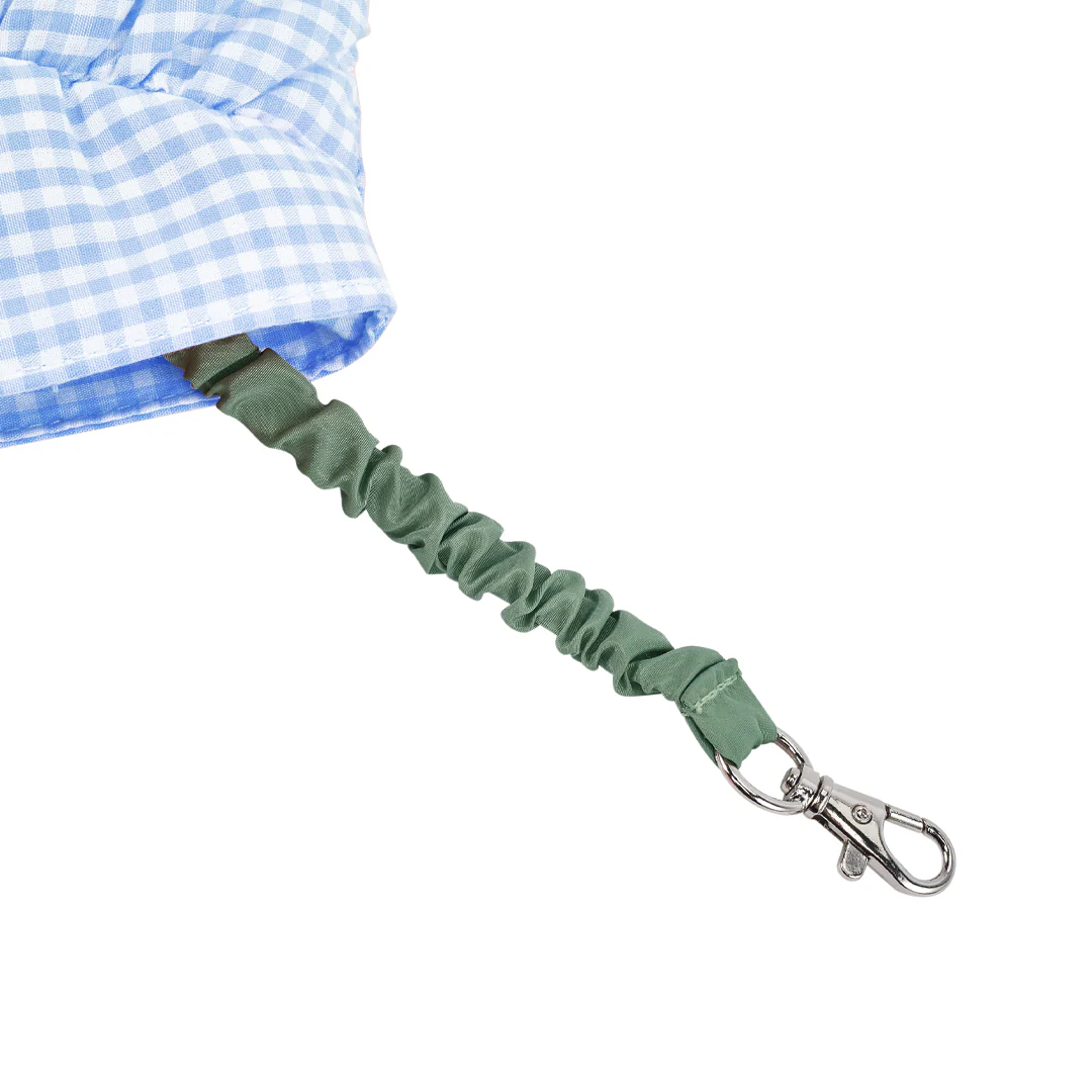 Mini Soufflé Tote (Blue Gingham) - Image 15