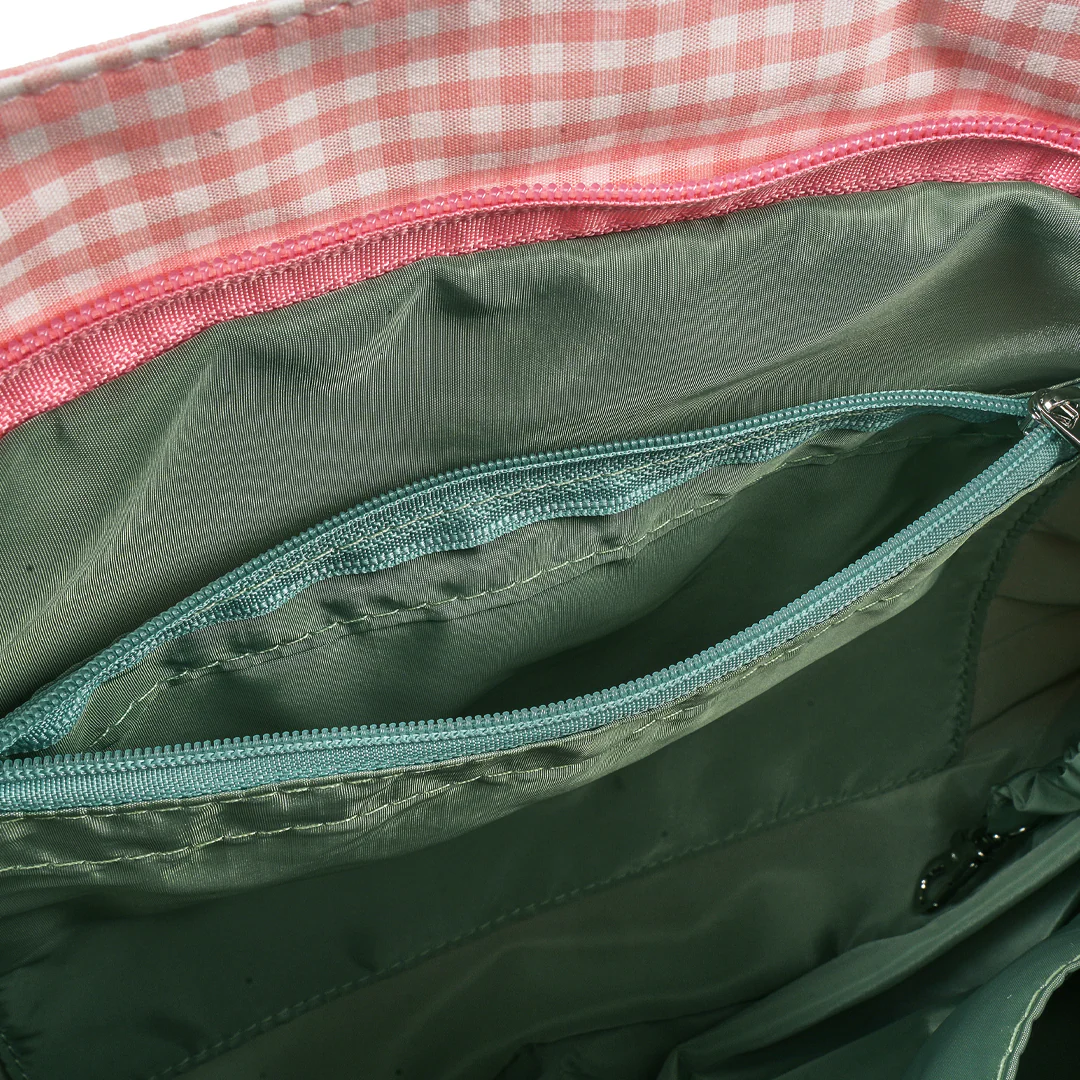 Mini Soufflé Tote (Pink Gingham) - Image 11