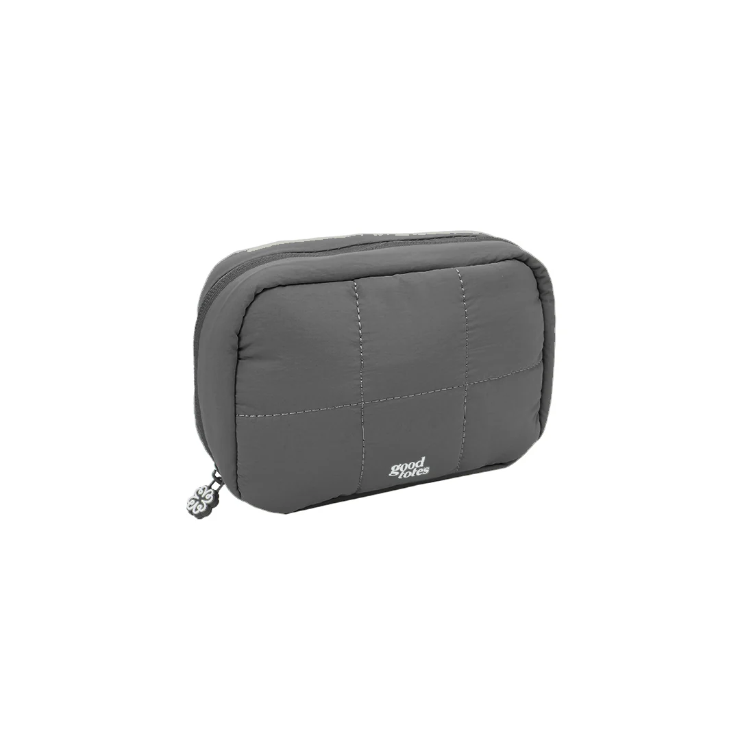 Regular Bread Puffer Pouch (Charcoal) - Image 6