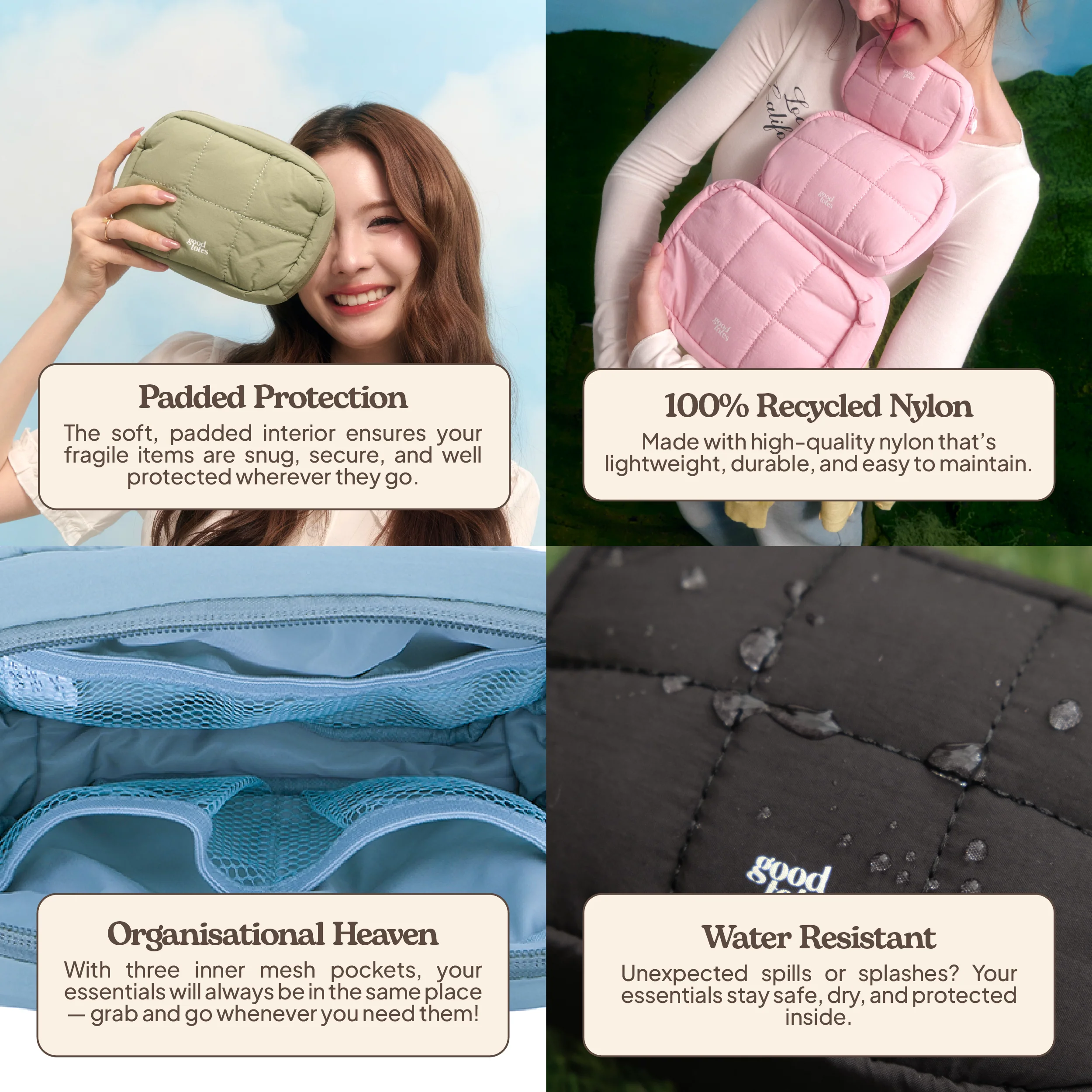Regular Bread Puffer Pouch (Blueberry) - Image 3