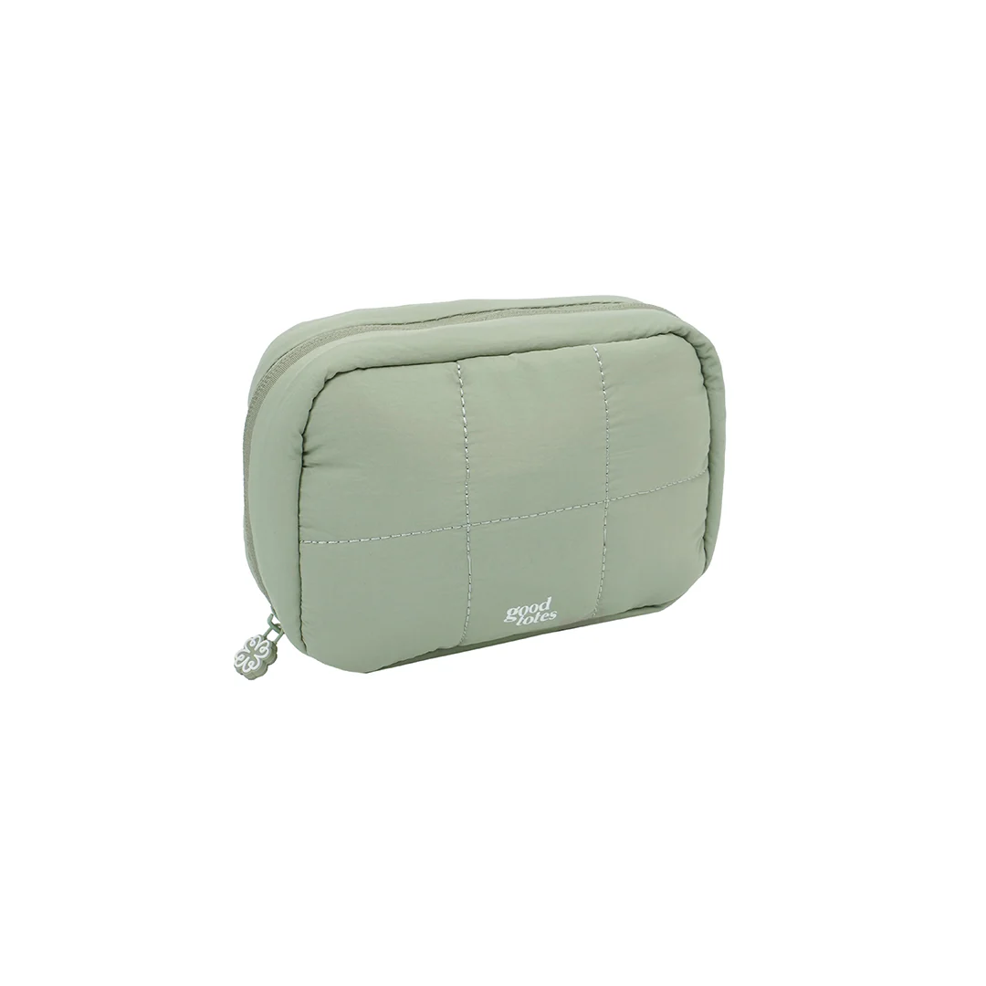 Regular Bread Puffer Pouch (Sage) - Image 6