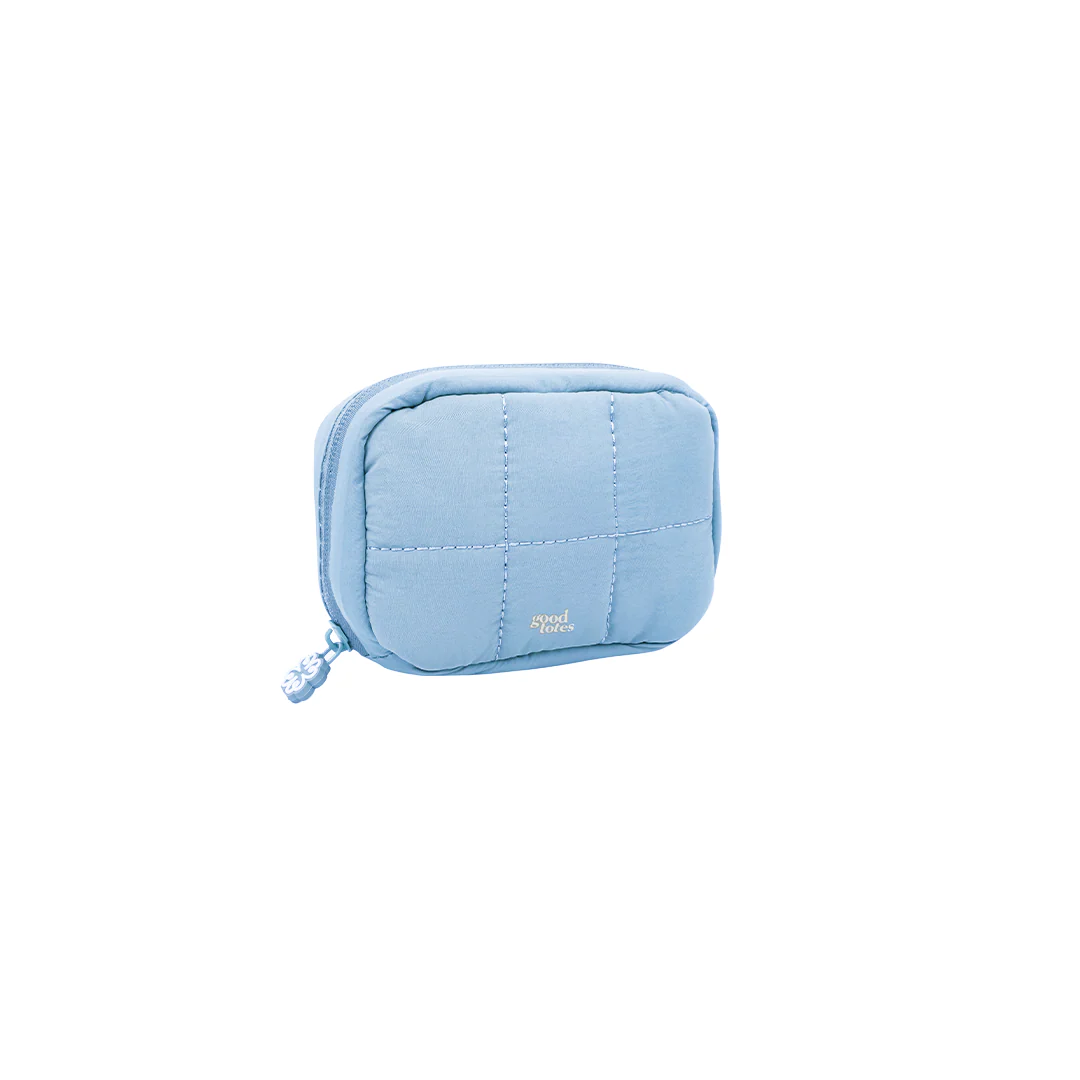 Small Bread Puffer Pouch (Blueberry) - Image 6